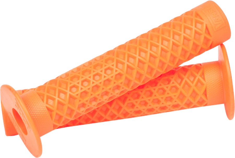 ODI Cult x Vans Orange Waffle Pattern Bicycle Grips - 150mm Rubber Handlebars 4190₽