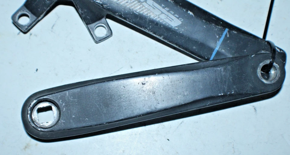 Pedivela FSA Tempo preta BCD104/74 175mm quadrada cônica SR braço de manivela envio EUA:) - Imagem 4 de 4