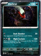 Darkrai (Cosmos Holo) 136/197 Rare Carte e Prodotti Vari Pokemon NM