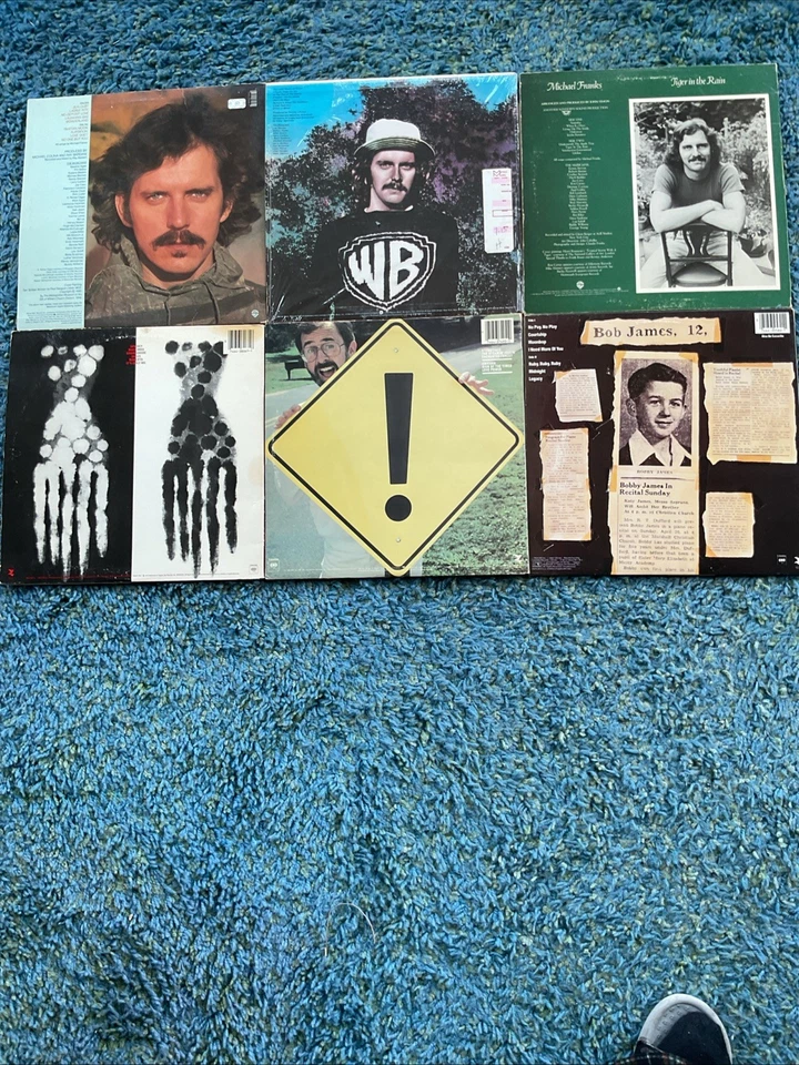 Michael Franks  Bob James 6 LP  Record LOT Sleeping Gypsy, Tiger - Image 2 of 2