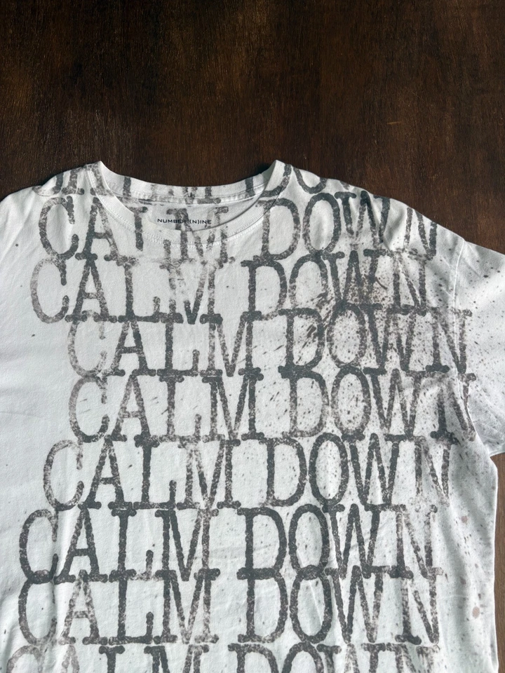 NUMBER (N)INE Calm down Tee Made in Japan - Image 2 of 4