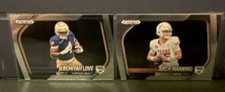 2025 Panini Prizm Black Football NIL Arch Manning & Jeremiah Love Lot #197 #189