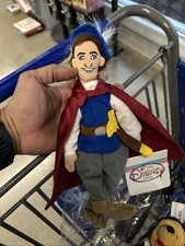 Disney Store Prince Snow White Bean Bag Plush 10" Mini Stuffed Doll NWT
