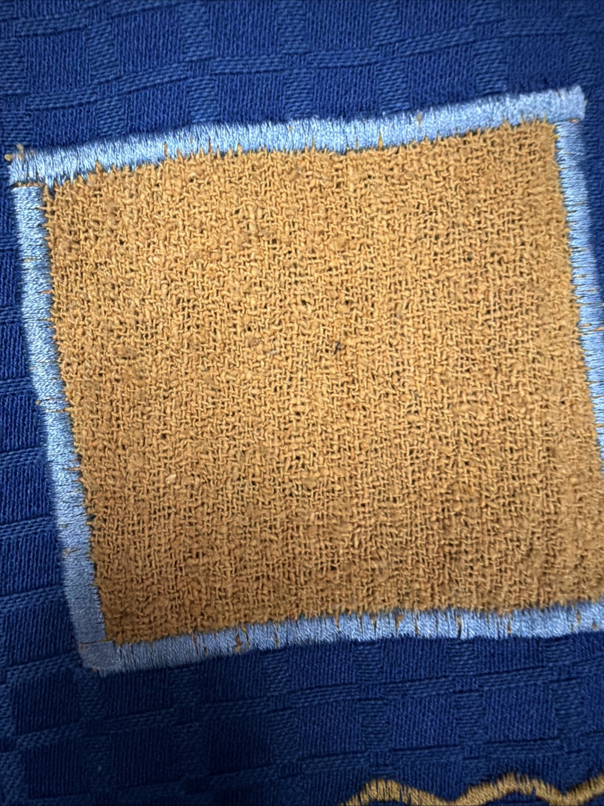 Embroidered Patchwork Jacket 2X Royal Blue Boho A… - image 16