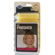 Goody Foam Rollers 12 Pcs. Yellow 2006 New in Package