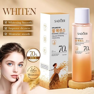 SADOER Reis Essenz Whitening Face Toner Moisturizing Hydrating Anti-Aging Serum