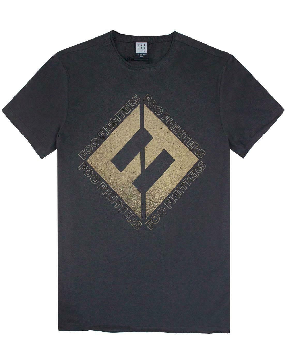 Amplified Clothing Foo Fighters Männer X-Klein Kurzärmeliges T-Shirt