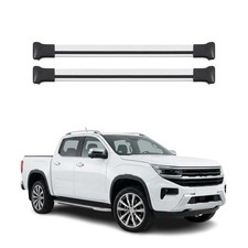 Dachträger Grundtäger für VW Amarok II 2023-2026 75kg Aluminium Silber 2tlg