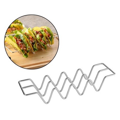 Edelstahl Taco Rack Tortillas Halter mit Griffen für Partys Hochzeit