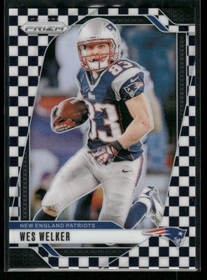 2024 Panini Prizm #201 Wes Welker Black and White Checker