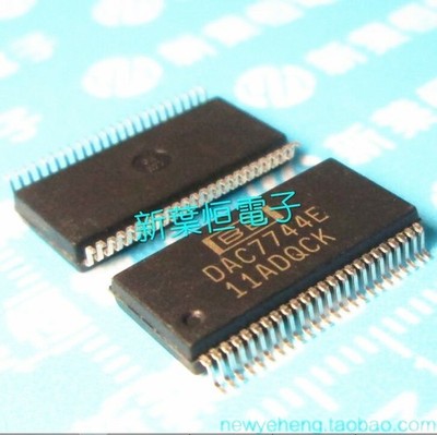 2 PCS - DAC7734E   BROWN 16-Bit Quad Voltage Output NEW &ex