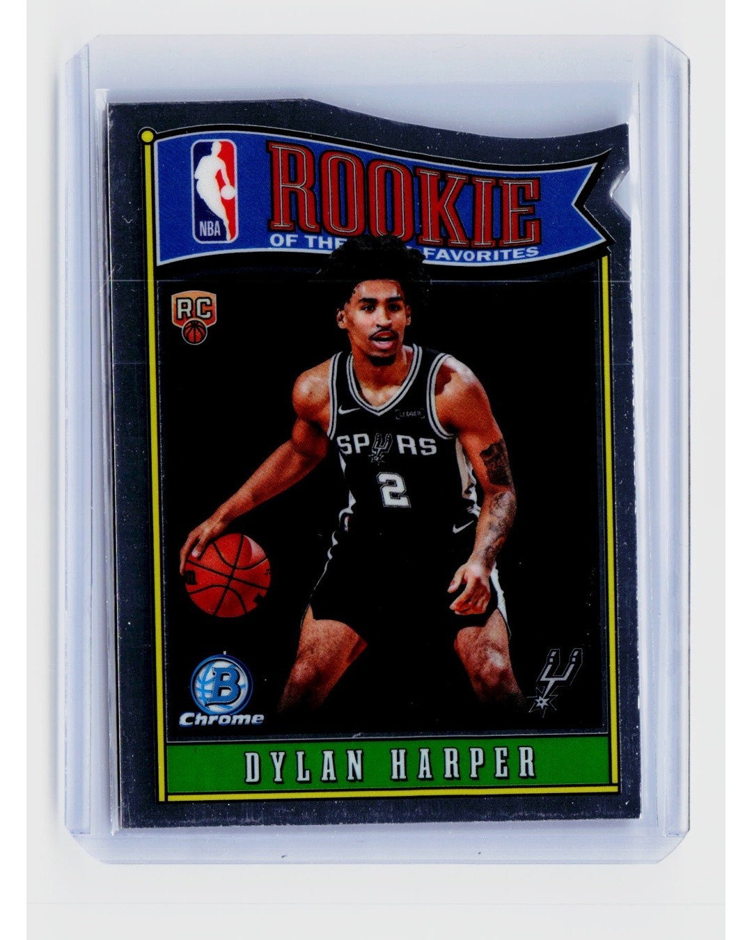 2025-26 Bowman - Rookie of the Year Favorites Dylan Harper #RY-2 (RC) Die-Cut