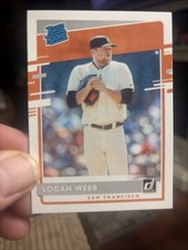 2020 Panini Donruss Optic - Rated Rookies Logan Webb #50 (RC)