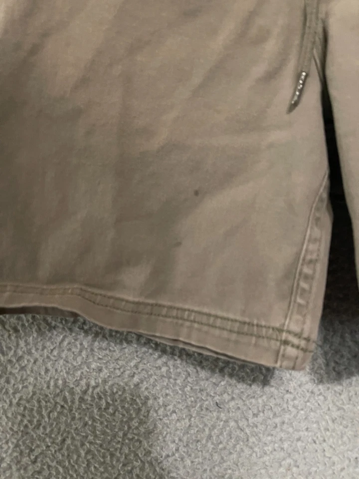 Pantalones Cortos RVCA Para Hombre Talla Pequeña Cordón Gris Adulto Algodón Foto 2 de 4