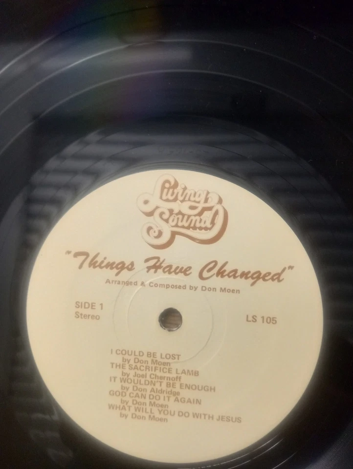 LIVING SOUND THINGS HAVE CHANGED XIAN PRIVATE. ISSUE NM. LP Foto 4 de 4