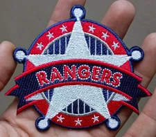 Texas Rangers MLB Baseball Team Logo Iron On Patch-Sew Patch-Embroidered Patch