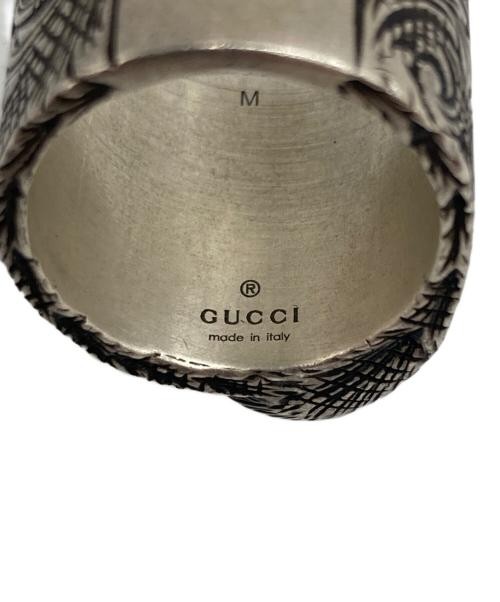 GUCCI arabesque pattern initial ring - image 5