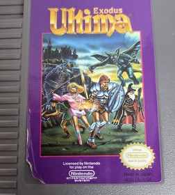 Ultima Exodus (Nintendo NES) w/Manual, Box