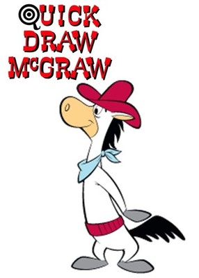 Quick Draw McGraw  5x7 Print