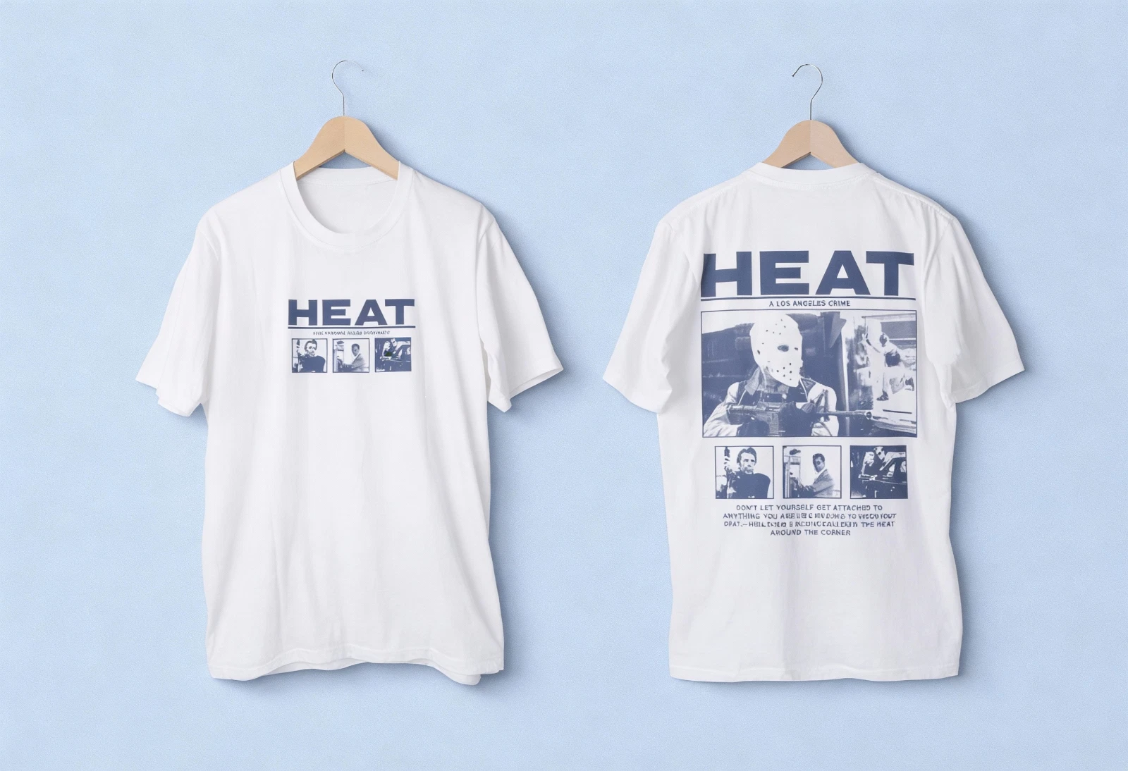 RETRO 1995 HEAT MOVIE UNISEX T-SHIRT S-5XL (2-SIDED) NWT