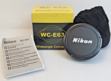 Nikon WC-E63 Wide-Angle Converter Lens with Carry Bag Box for Nikon Coolpix