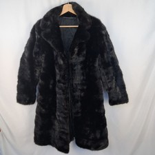 Pelliccia in Visone Pelle intera colore nero taglia M da donna