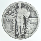 1925 Standing Liberty Quarter AC Average Circ *0240