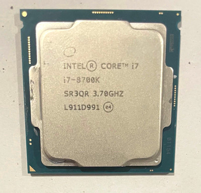 Intel Core i7-8700K 3.70GHz 6-Core LGA1151 CPU Processor SR3QR