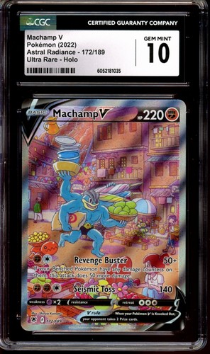 Machamp V graded CGC 10 for sale on eBay