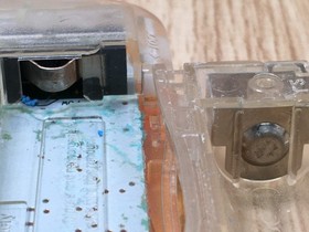 LG5983 With Defects - Wonder Swan Color Crystal Orange Bandai Console Japan