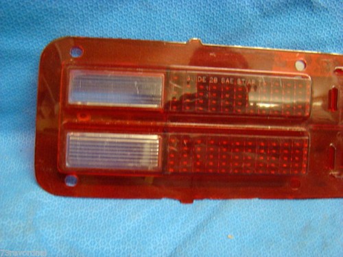 NOS 1973 Bonneville Catalina Tail Lamp Light Lens RH 5965392 - Picture 5 of 10