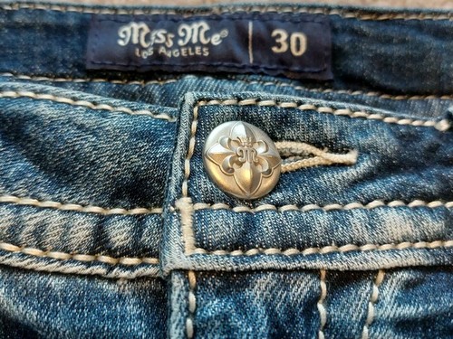 Neu! Miss Me Jeansshorts Damen Größe 30 mittelhoch - Bild 4 von 11