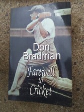 DON BRADMAN FAREWLL TO CRICKET BOOK 
