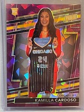 2024 Panini The National VIP Gold Kamilla Cardoso RC Purple Sparkle Prizm #30/49