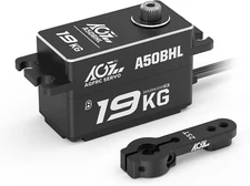 19KG Low-Profile Programmable Rc-Steering-Servo - 0.073Sec High Speed Full Metal
