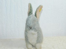 Steiff Rabbit With Button! H: 19.5 Cm