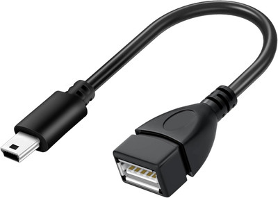 Mini USB OTG Cable for Digital Cameras - USB a Female to Mini USB B 5 Pin Male A