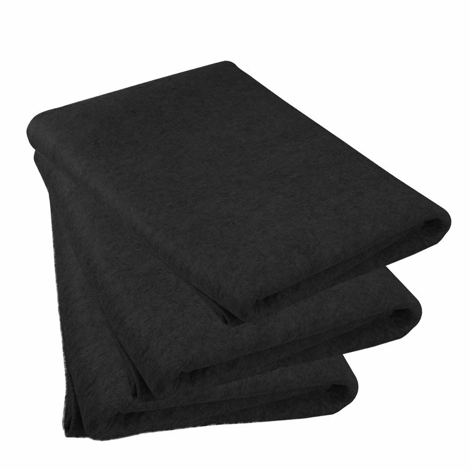 1~10 PIEZAS Hojas Adhesivas de Tela de Fieltro Negras Multiusos Pegamento Adhesivo Hoja de Terciopelo Foto 3 de 4