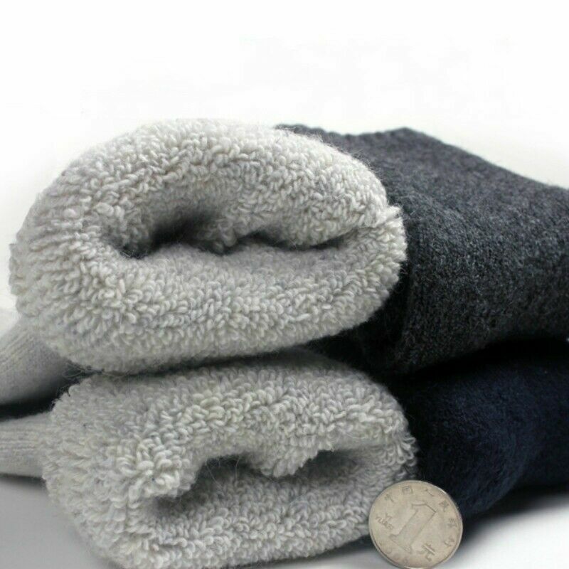 Herren Sherpa-Fleece Futter Socken Dicke Thermo Arbeitsstiefel