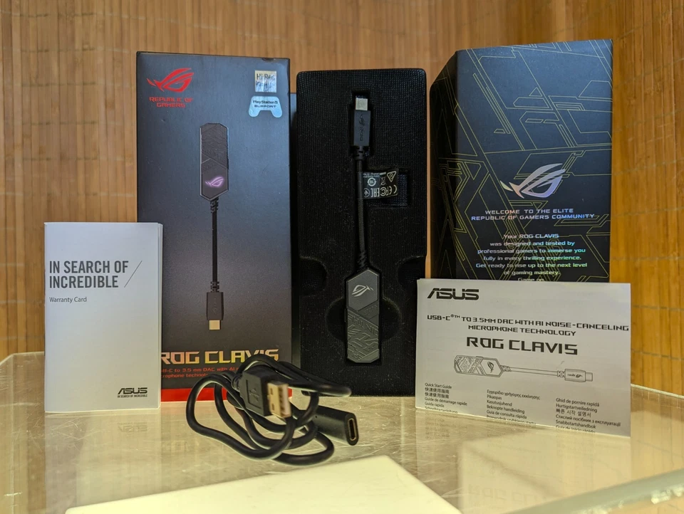 Asus ROG Clavis USB-C to 3.5mm DAC with AI Noise Cancelling Microphone Tech - Image 3 of 3