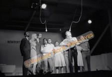 BOB DYLAN Newport '63 FREEDOM SINGERS Fine Art Photo (8.5x11) UNSEEN fr Negative
