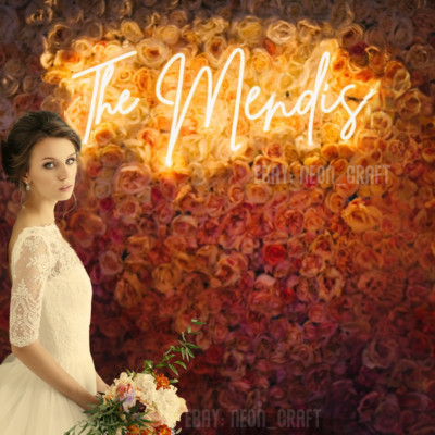 Custom Wedding Neon Sign Personalized Wedding Neon Signs Wedding Gifts LED Light