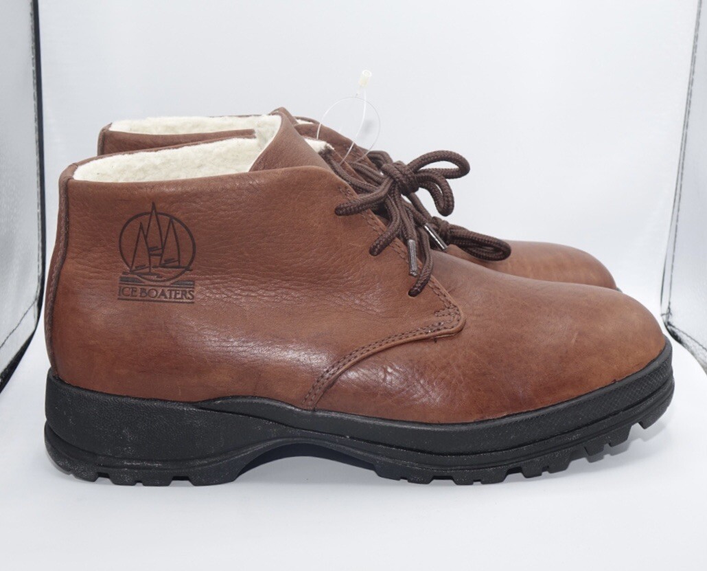 Ice Boaters Winter Harbor Wool Pile Men\'s Ankle Boots Size 9 Wide Ice Boaters | Shoes | Ice Boaters Winter Harbor Wool Pile  main image 3