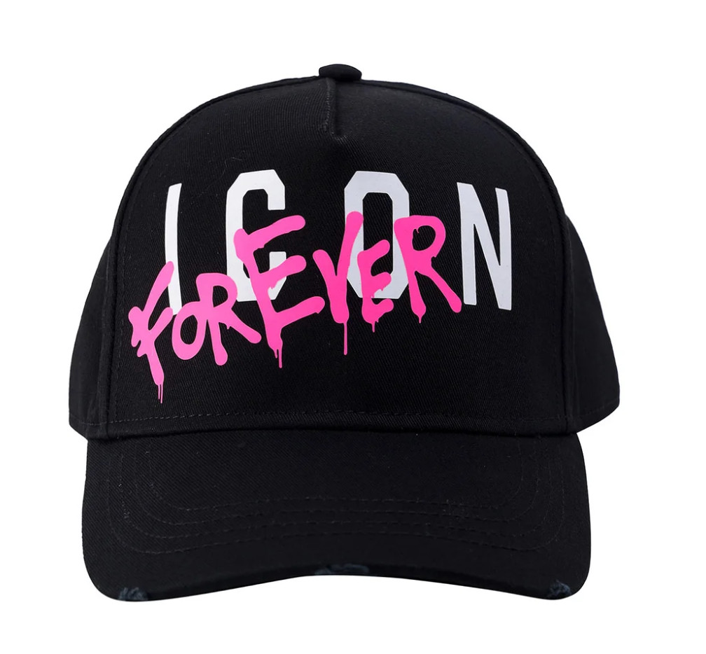 Dsquared2 Icon Forever Paint Baseball Cap Trucker Hat New