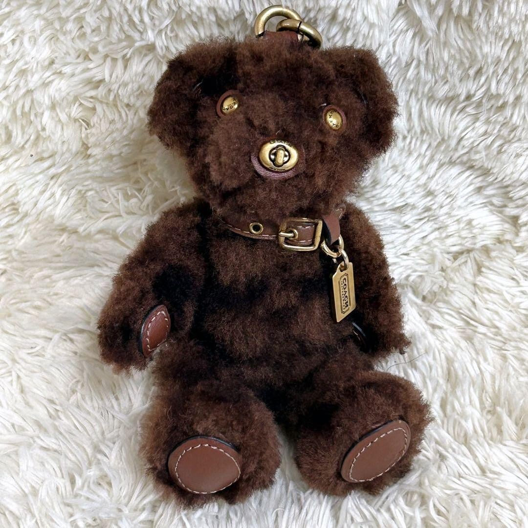 COACH テディベアキーホルダー ブラウン 楽天市場】コーチ COACH キーホルダー レディース キーリング