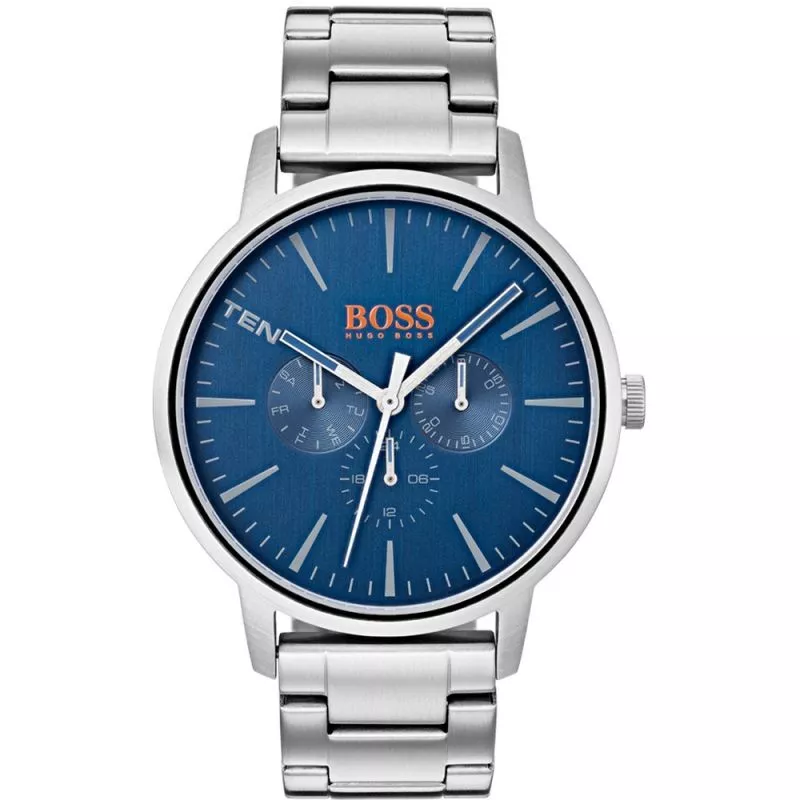 Hugo boss orange stainless on sale steel watch