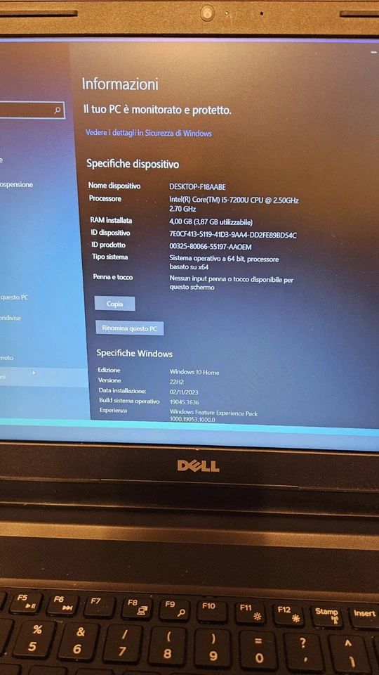 Laptop, Notebook Dell Vostro 15 3000 - Immagine 3 di 3