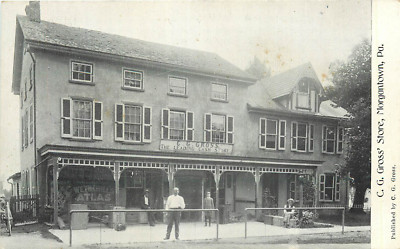 Morgantown Pa C. G.Gross 'Bargeld Lager PRE-07 Postkarte