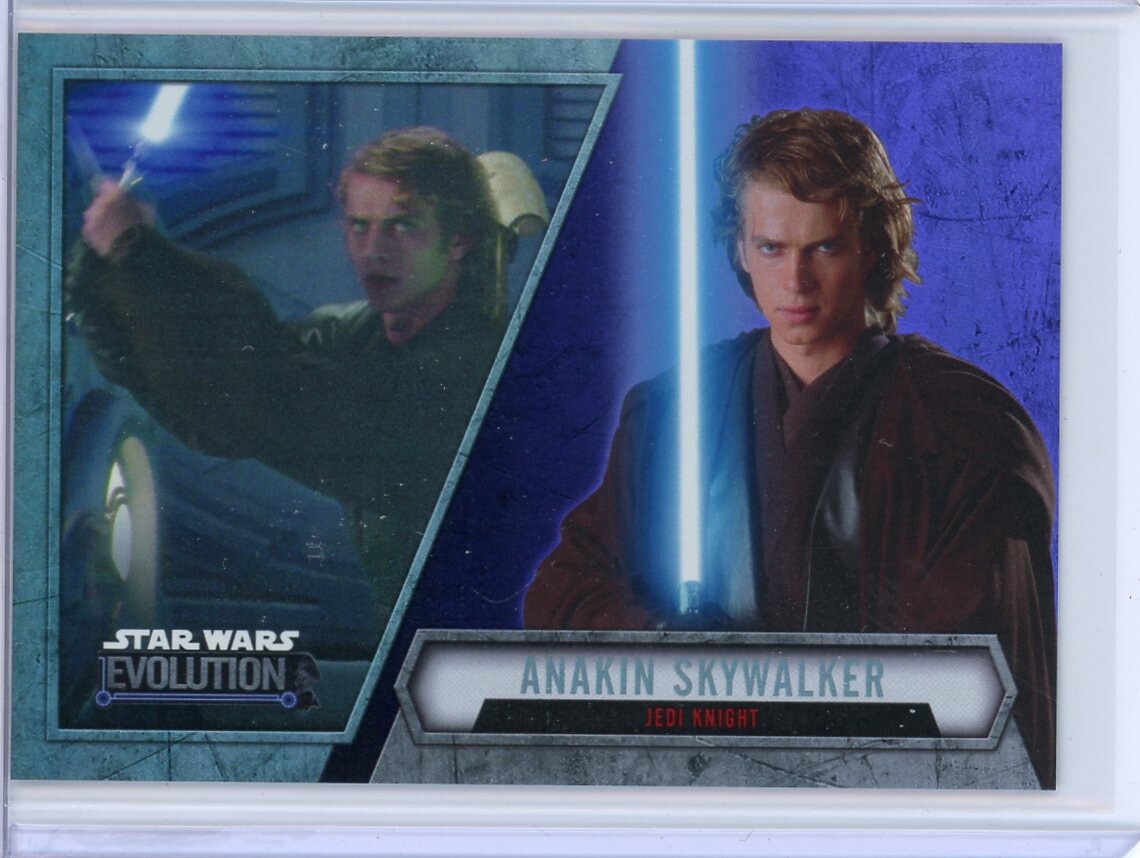 ANAKIN SKYWALKER 2016 Star Wars Evolution PURPLE LIGHTSABER