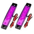 12x Purple LED Rock Lights Underbody Underglow Off-Road Lights for Jeep Truck